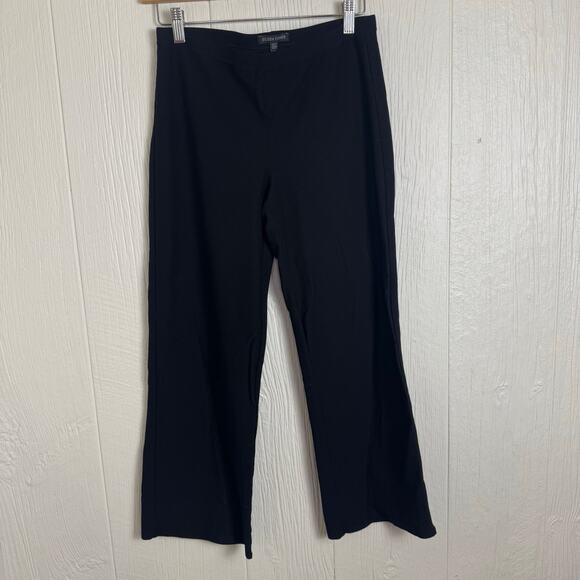 Eileen Fisher Black Pull On Elastic Waist Pants Size XS Minimalist Contemporary - Picture 7 of 12